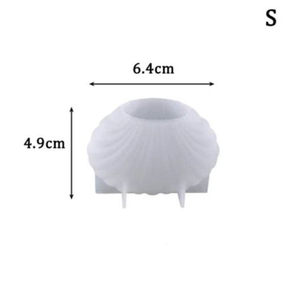 Silikonski kalup - školjka I